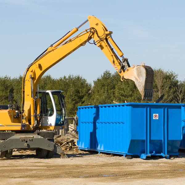 are there any restrictions on where a residential dumpster can be placed in Forest Hill LA